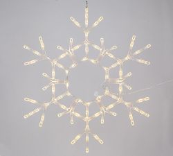 Warm White LED Folding Snowflake