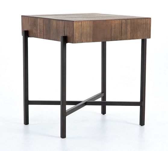 Fargo Rectangular Reclaimed Wood End Table