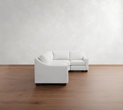 York Slope Arm 3-Piece Wedge Sleeper Sectional (117")