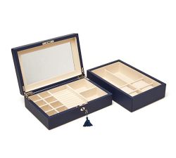 Kennedy Vegan Leather Stackable Jewelry Box