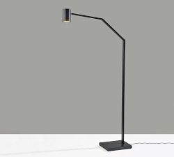 Noble Metal Task Floor Lamp (58")