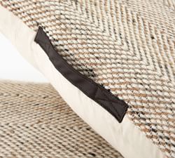 Noyer Handwoven Textured Floor Cushion - Set of 2