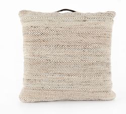 Noyer Handwoven Textured Floor Cushion - Set of 2