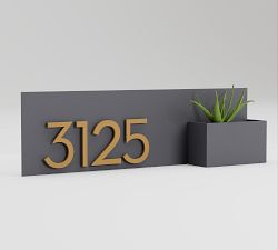 Post &amp; Porch Vista View Address Planter