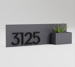 Post &amp; Porch Vista View Address Planter