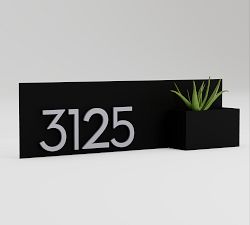 Post &amp; Porch Vista View Address Planter