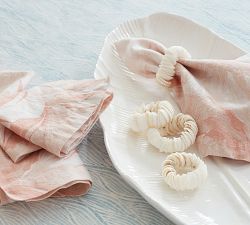 Roxy Shell Napkin Rings, Set of 4