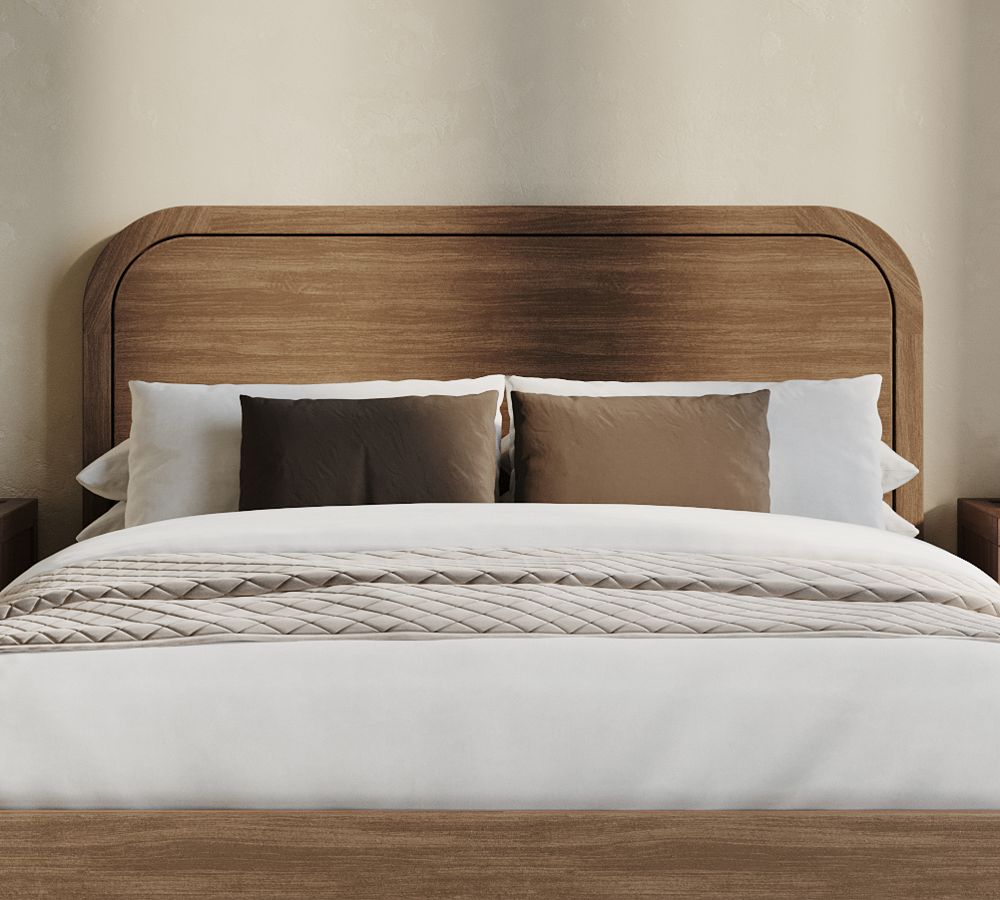Wood Wall Mounted Headboard by Pottery Barn