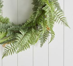 Faux Fern Grove Wreaths