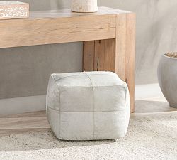 Gaona Hide Pouf