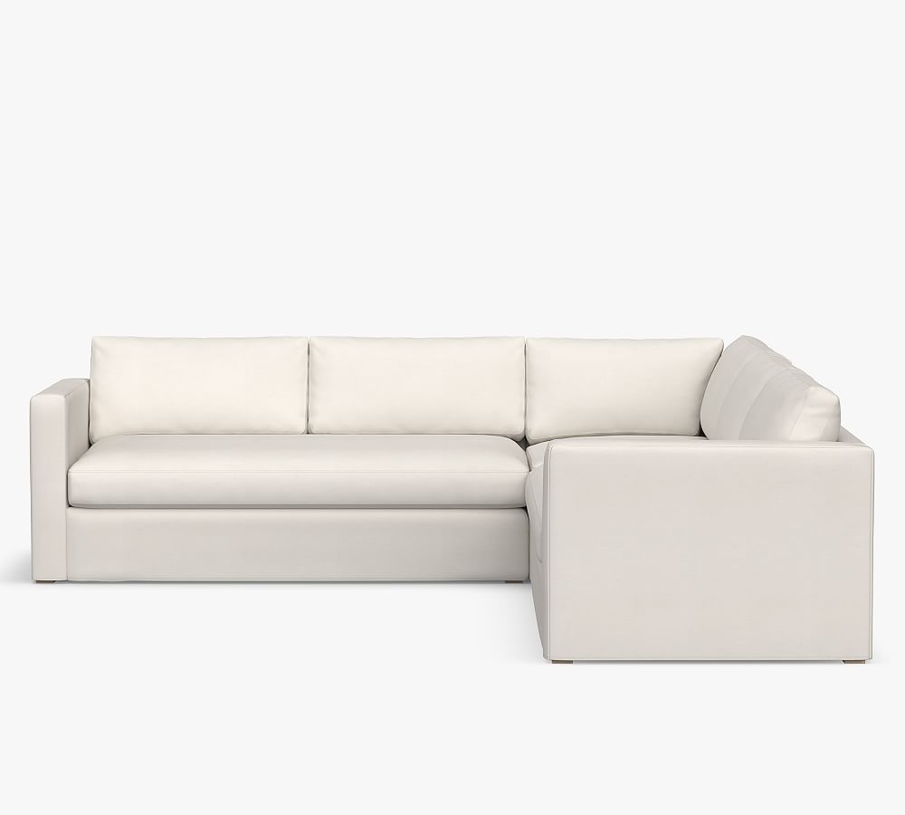 Jake Slipcovered L-Shaped Outdoor Sectional (110") by Pottery Barn