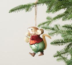 Mercury Glass Mice Ornaments