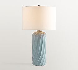Ollie Ceramic Twist Table Lamp (25")