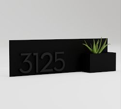 Post &amp; Porch Vista View Address Planter