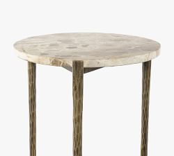 Rowan Marble Round End Table