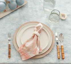 Roxy Shell Napkin Rings, Set of 4