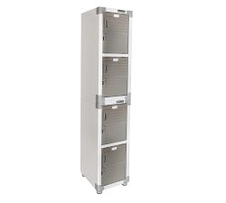 4-Door Stainless Steel Locker Cabinet