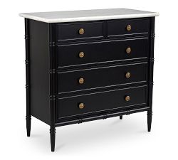 Adrien Marble 5-Drawer Dresser (40")