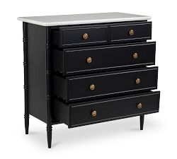 Adrien Marble 5-Drawer Dresser (40")