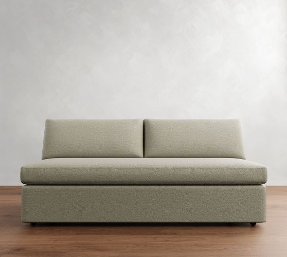 Union Armless Sleeper Sofa (49"-75") by Pottery Barn