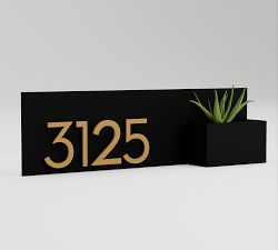 Post &amp; Porch Vista View Address Planter