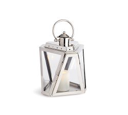 Angular Stainless Steel Outdoor Lantern