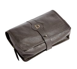 Grant Leather Hanging Travel Toiletry Bag