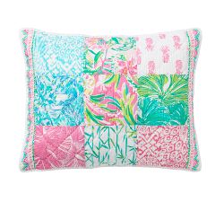 Lilly Pulitzer Pineapple Party Patchwork Sham