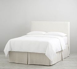 Belgian Flax Linen Bed Skirt with Side Pleats