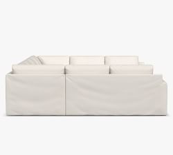 Big Sur Slipcovered U-Shaped Outdoor Sectional (146")