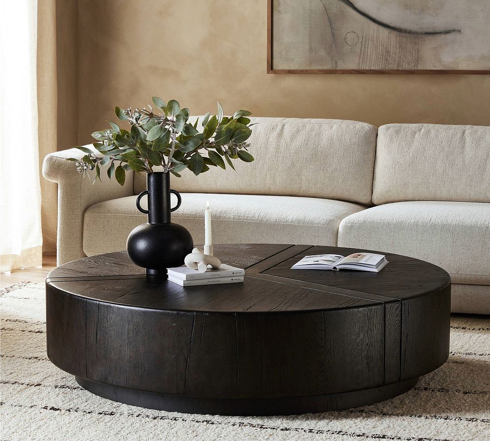 Evren Round Coffee Table (54.5") by Pottery Barn