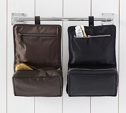 Grant Leather Hanging Travel Toiletry Bag