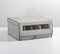 Stackable Shoe Bins - Set of 8