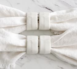 Mason Stoneware Napkin Rings - Set of 4