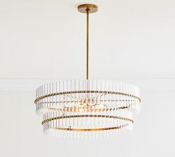 Open Box: Mallory Crystal Round Chandelier (30"-48")