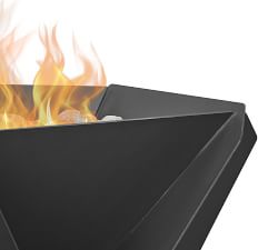 Ashford Steel Round Propane Fire Pit (33")