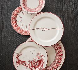 Tahoe Assorted Stoneware Salad Plates - Set of 12