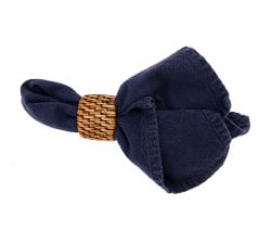 Tava Handwoven Rattan Napkin Rings - Set of 6