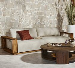 Danny Teak Outdoor Sofa (106")