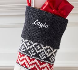 Natural Fair Isle Stockings