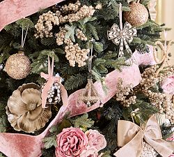 LoveShackFancy Pink Velvet Ribbon Garland
