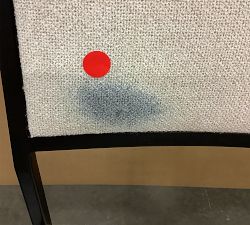 Open Box: Hardy Upholstered Counter Stool - Performance Boucle Oatmeal, Bronze