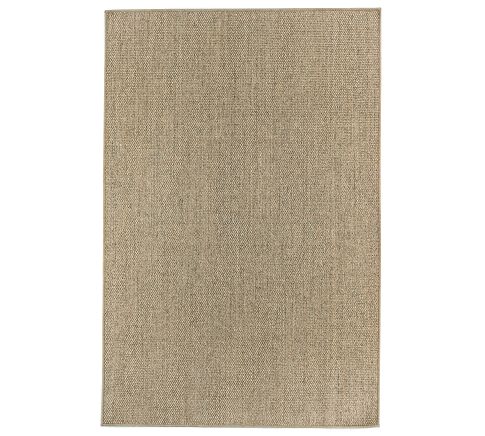 Custom Sisal Rug, Gunmetal, 2' x 2'