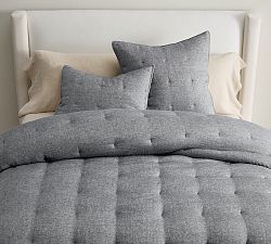 Open Box: Belgian Flax Linen Comforter, King/Cal. King - Marina