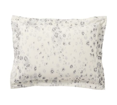 Snow Leopard Percale Sham