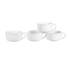 BIA White Porcelain Soup Bowl, 20 Oz, Set of 4