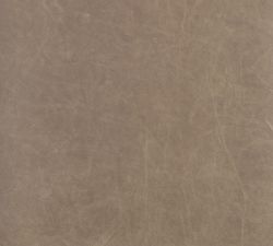 Open Box: PB Comfort Square Arm Leather Power Swivel Glider Recliner (34") - Legacy Taupe