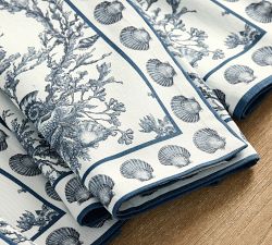 Kravet Underwater Toile Cotton Napkins - Set of 4