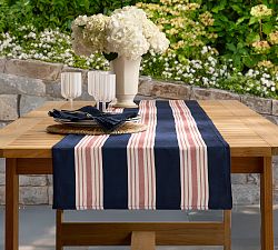 Americana Stripe Cotton Table Runner