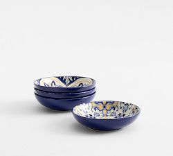 Lisbon Stoneware Dip Bowls - Mixed Set of 4